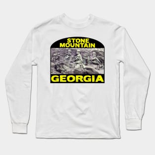 Stone Mountain Georgia Monument Memorial Long Sleeve T-Shirt